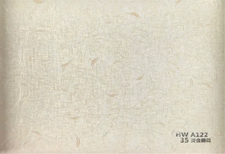 2023新款PVC吸塑膜 工厂直销 HW A122烫金藤花吸塑膜