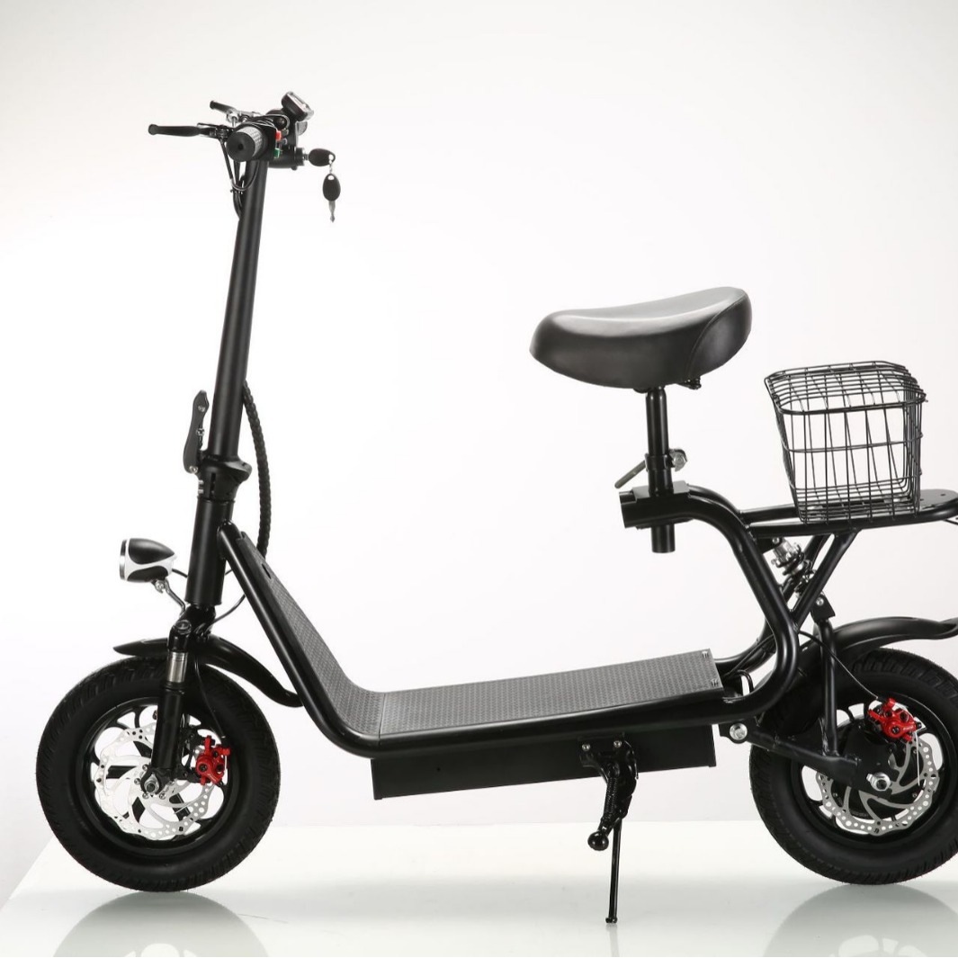 Little Harley Adult Electric Car Folding Battery Car Mini Portable Two-wheeled Parent-child Female Electric Scooter