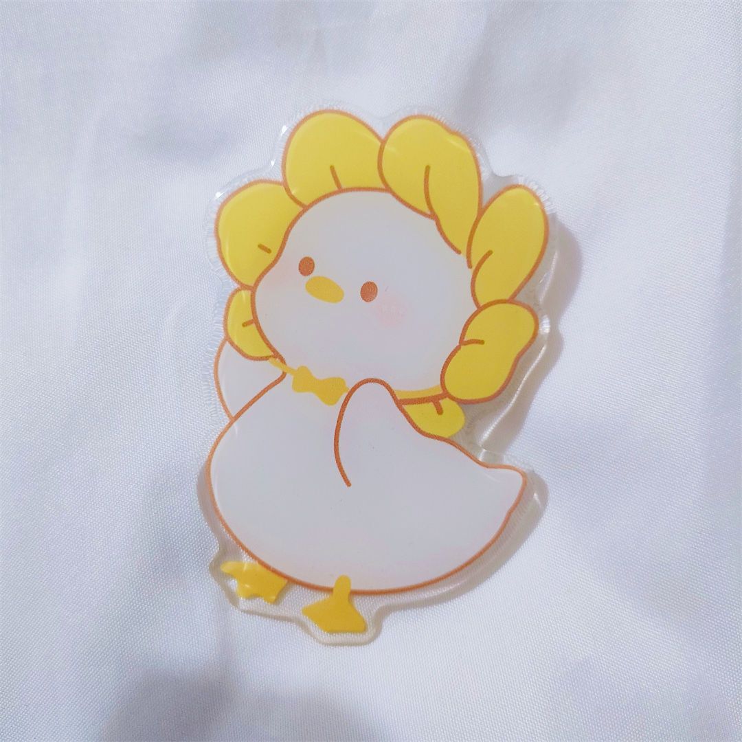 Corea del Sur ins estilo blanco pato epoxi airbag soporte lindo soporte plegable retráctil pasta dedo hebilla soporte del teléfono móvil