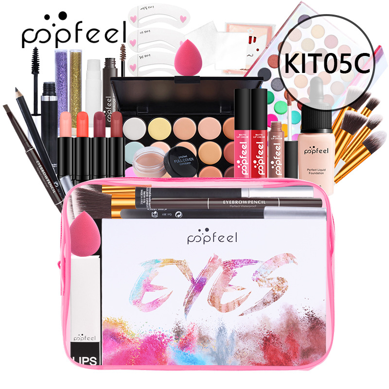 1000g Weight Makeup Set Type Of Cosmetics Paste Material Multicolor Pattern Elegant, Glam, Punk Style Elegant Glam Punk Multicolor Paste Makeup Set 33