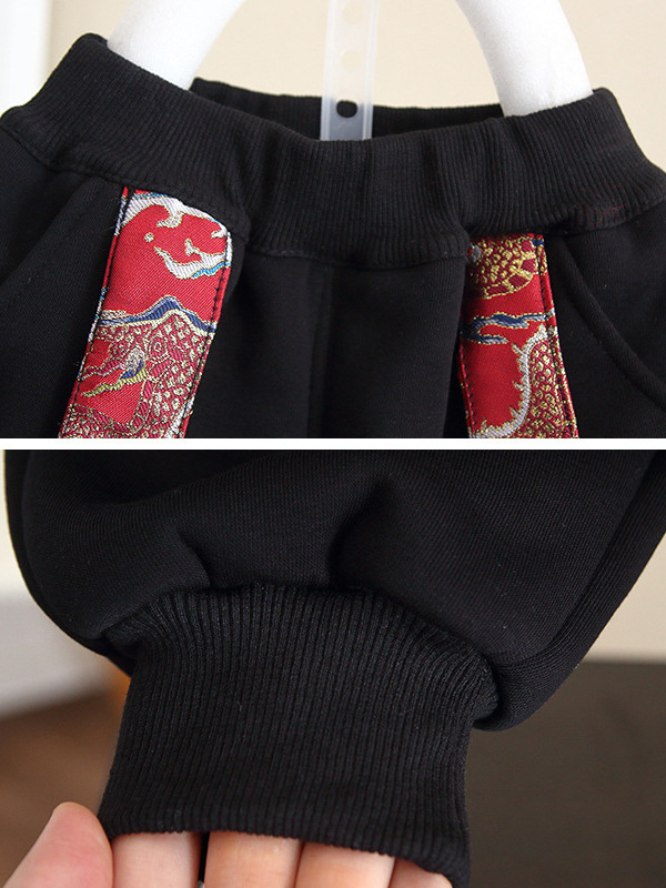 Conjunto de Traje Tang Engrosado para Niños 7016, Nuevo Estilo 2026, Hanfu Chino de Invierno para Bebés, Atuendo de Cumpleaños para Año Nuevo