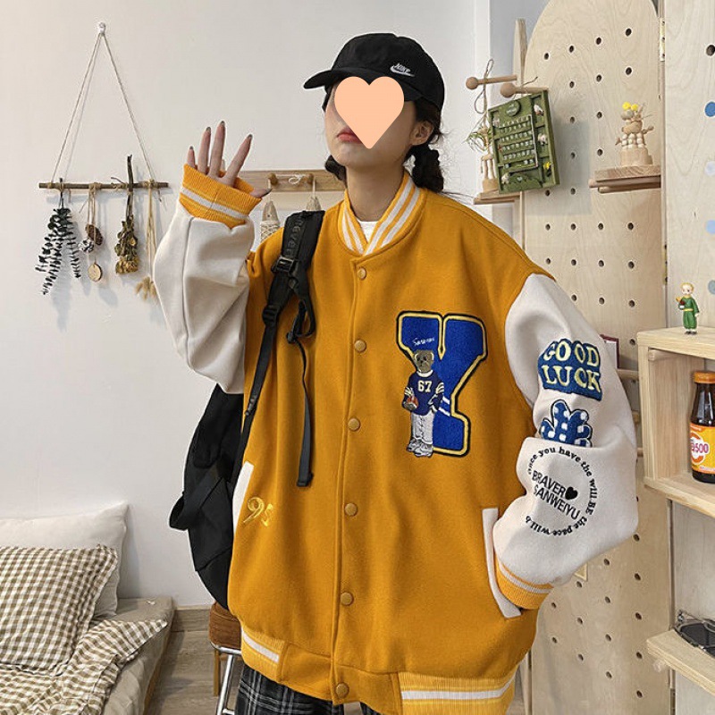 Cross border mlb coat girl 2022 new pattern Spring junior middle school student Korean Edition Easy Versatile Jacket