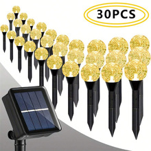 H 36965 Solar Bubble Ball String Light ̫����������ƴ�