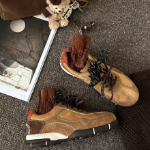 【PAILAILI】跟高3.5cm德训鞋撞色百搭休闲鞋阿甘鞋舒适运动鞋秋