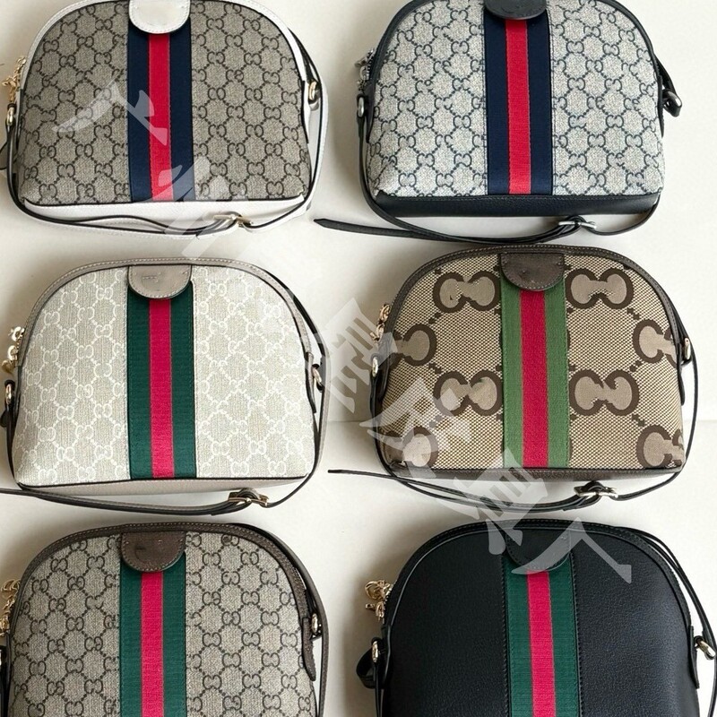 Cross-Border Supply Ophidia Retro Double-G Printed Shell Bag Single Shoulder Crossbody Women's Bag with Actual Logo Versatile