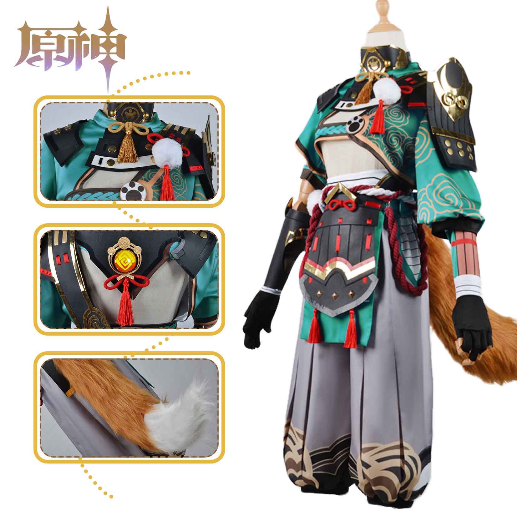 The Original God wulang Shina Miss cosplay costume beast ear Zhengtai anime game suit male wulang cos costume