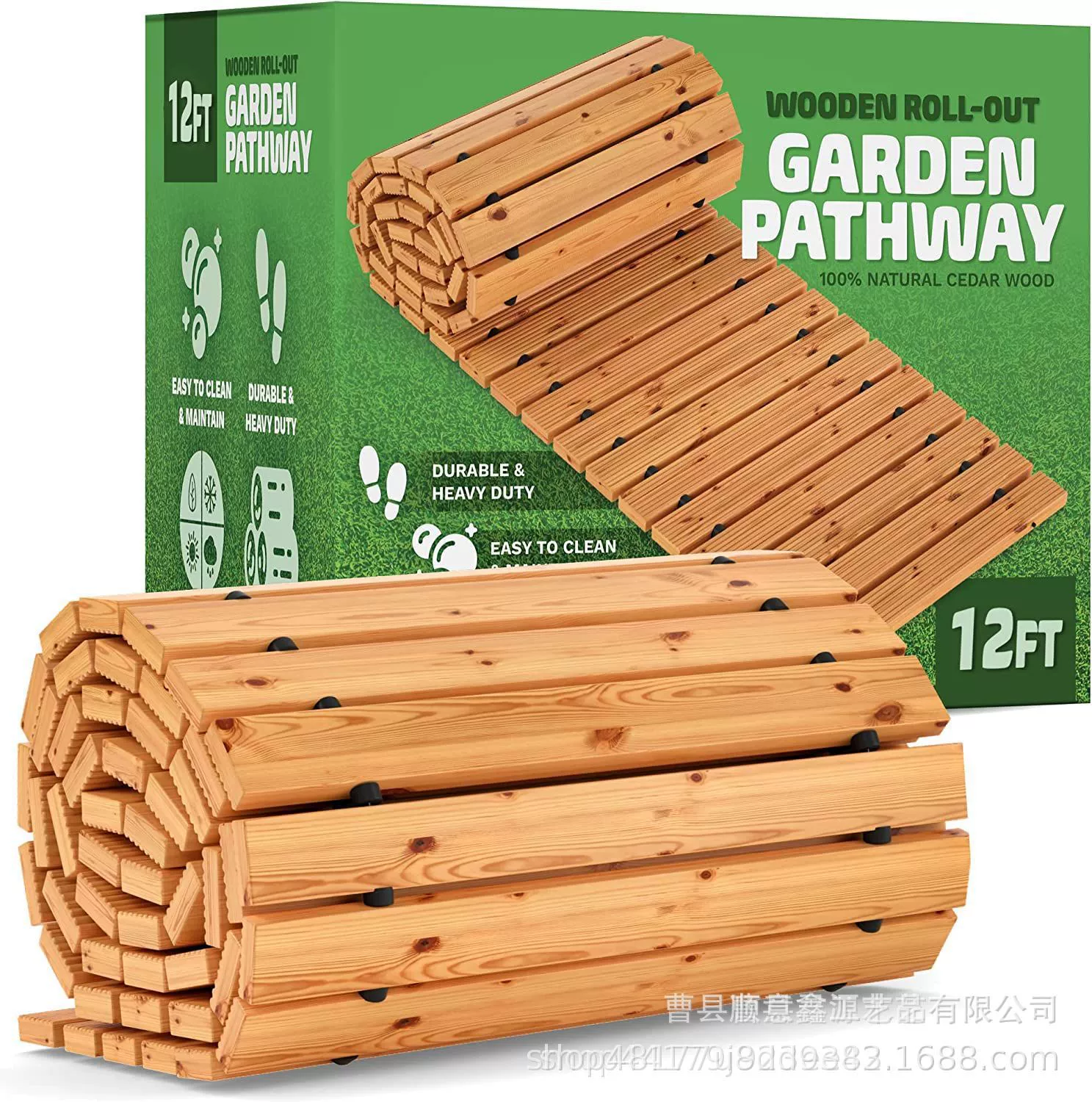 Садовая деревянная доска дорожка Свадебная вечеринка напольный канал трансграничная деревянная садовая дорожка открытый двор дорожка украшение