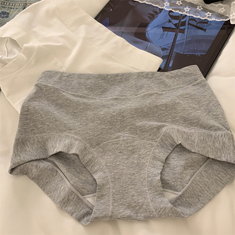 The Whole Piece Is Pure Cotton! No Clip Ppa Type Pure Cotton Extended and Widened 10A Crotch Boxer Hip-Covering Girls Underwear Women's Antibacterial