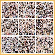 100张韩国女团明星贴纸Seventeen男团行李箱笔手机壳手账装饰贴画