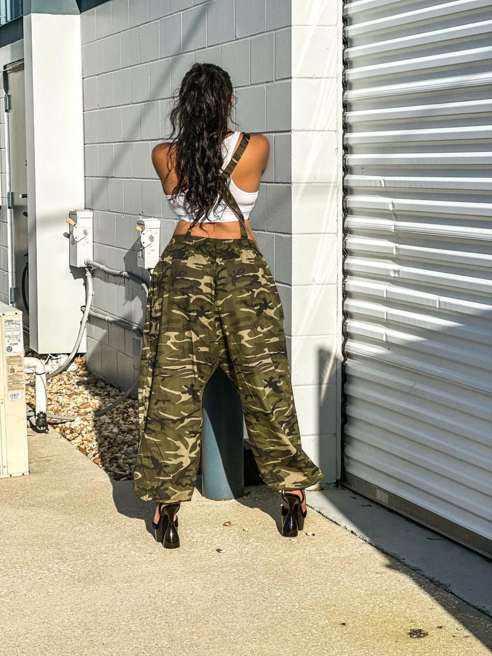 294g Weight Ankle-Length Pants Length Polyester Fabric Type Women'S Daily Streetwear Camouflage Ankle-Length