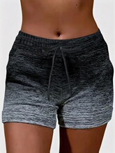 Q 49036 Quick Dry Yoga Waist Tie Shorts �ٸ�ϵ����ѝ ��