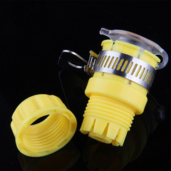 Manufacturer's Direct Sales New Plastic Multi-functional 4/6 Split Water Faucet Adapter, Car Wash Water Gun, Garden Soft Hose Connector