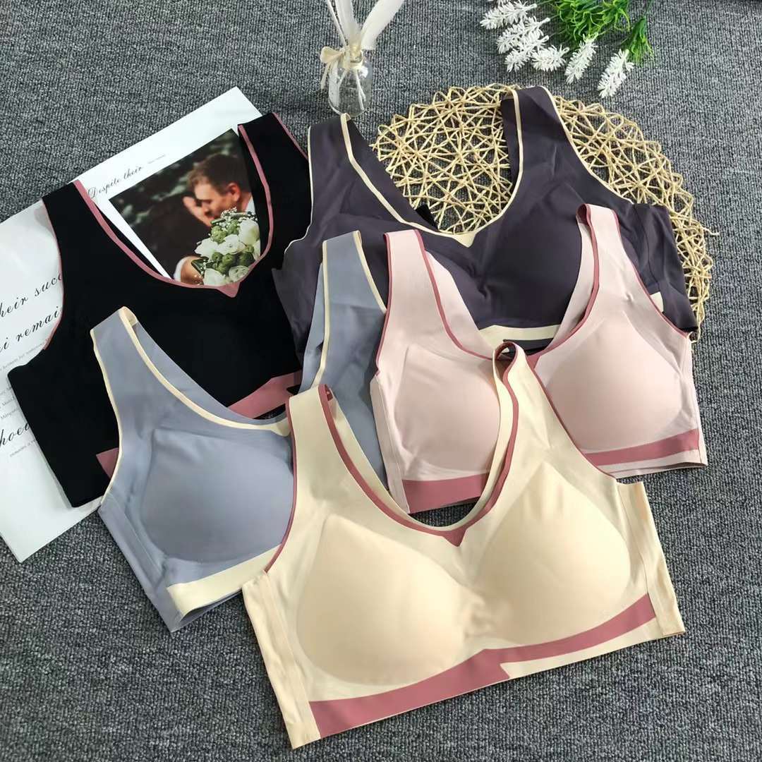 Nueva inconsútil alto elástico belleza de alta calidad las mujeres chaleco inalámbrico yoga sujetador ropa interior deportiva al por mayor