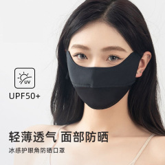 氷の糸の日焼け止めのマスクの女性の目の角の通気性は紫外線を防ぎます。