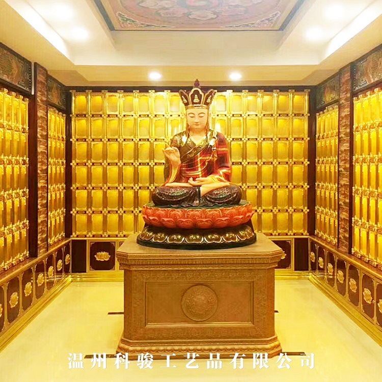 Aluminum Alloy Wall-Mounted Altar for Temples, Offering a Space for Thousands of Buddha Statues, Suitable for Worship Halls, Wall-Mounted Cabinets, Underground Tombs, and Grave Sites