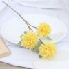 3 header chrysanthemum simulation flower ping -pong chrysanthemum 3 thorns ball chrysanthemum wedding fake flower silk flower decorative flower home decoration spot