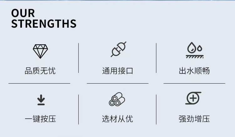 Toilet flush, spray gun, faucet, shower head, showerhead, water gun, high-pressure bathroom, toilet and household accessories Specification drawing