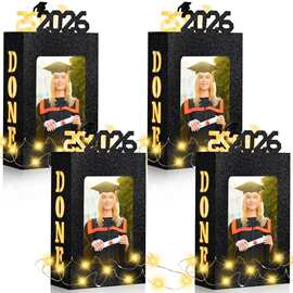 跨境Graduation Centerpieces Picture Box毕业桌面摆件图片盒