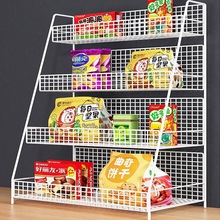 超市零食货架子饮料小食品玩具展示架便利店收银台多层置物架子