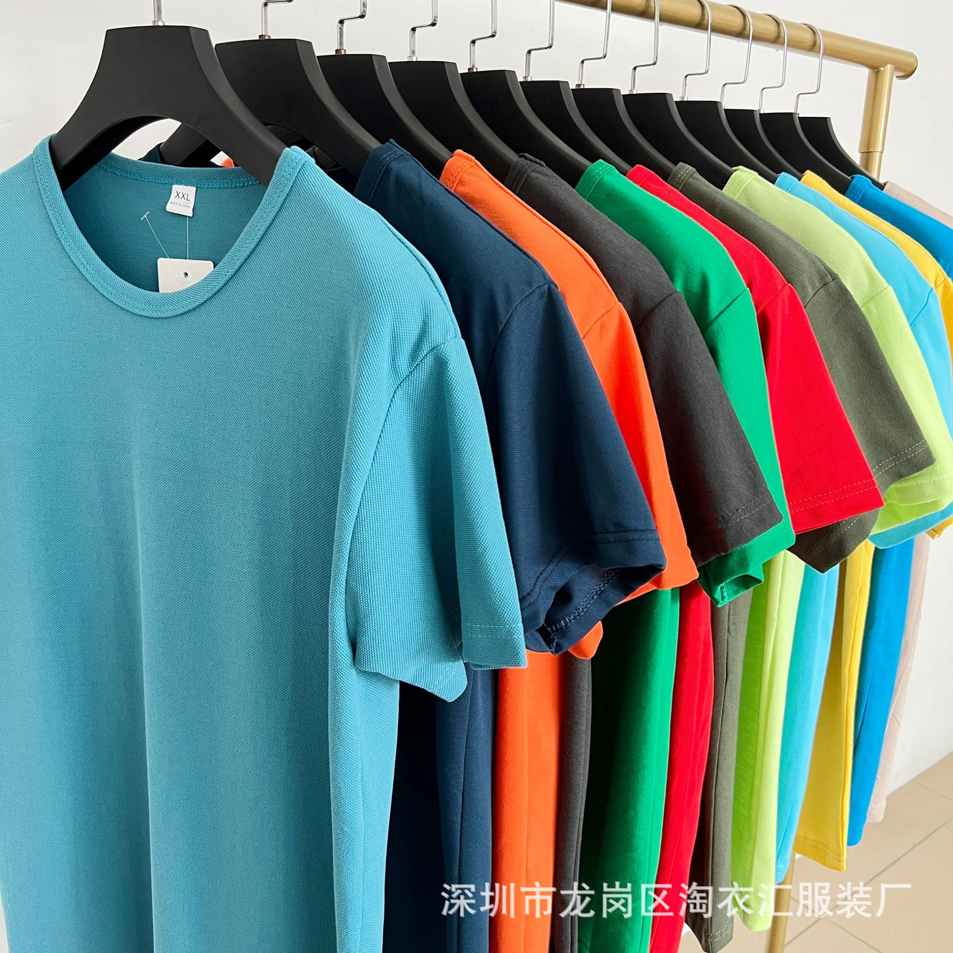 夏季外贸尾单低价处理批发地摊货源衣服 工地摆摊耐脏男士短袖