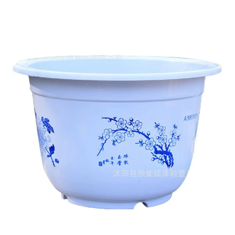 Plastic Flower Pot (Thickened), Model A-Series, Multiple Sizes 14–52 cm, With or Without Tray