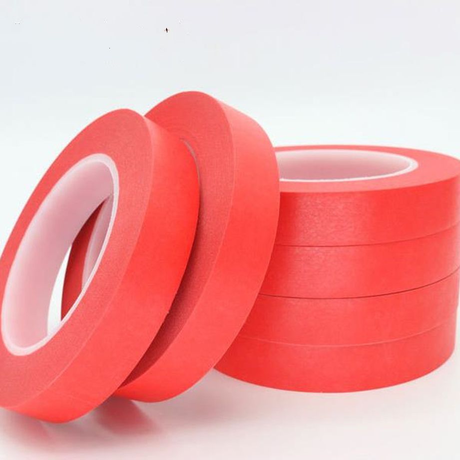 喷锡遮蔽红色美纹纸  高温胶带 复合美纹胶带线路板