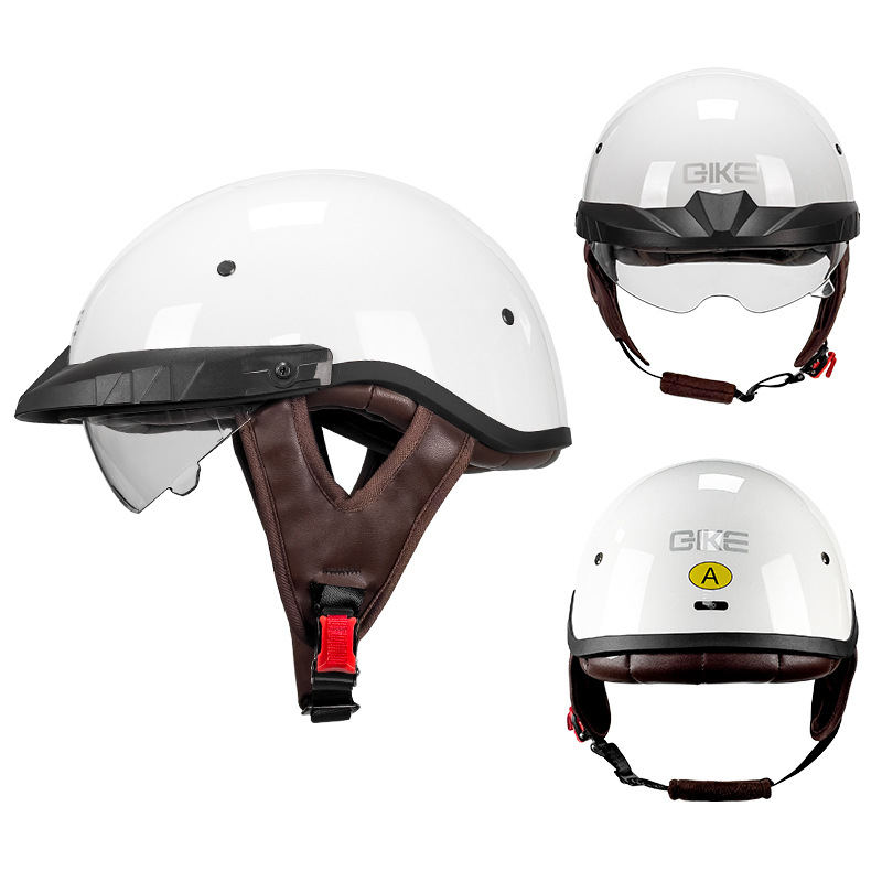 Casco de motocicleta Halle Halle Halle Helmet 3C/DOT certificado batería eléctrica coche casco de seguridad hombres y mujeres casco de ciclismo de verano