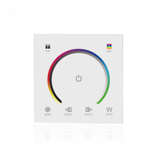 Factory direct new 86 panel semicircle touch RGB controller touch panel RGB light band controller