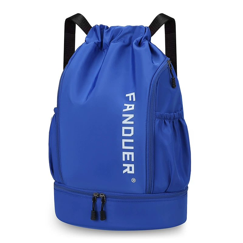 Basketball bag wet and dry separation for swimming, handheld backpack, drawstring