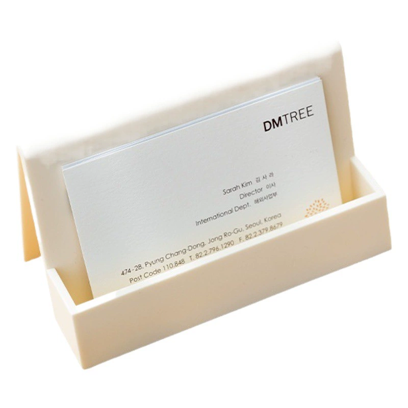 Креативный чехол для визиток визитница Настольный держатель для визиток ящик для хранения визиток пластиковая оптовая подставка для визитных карточек пластиковая оптовая подставка для визиток