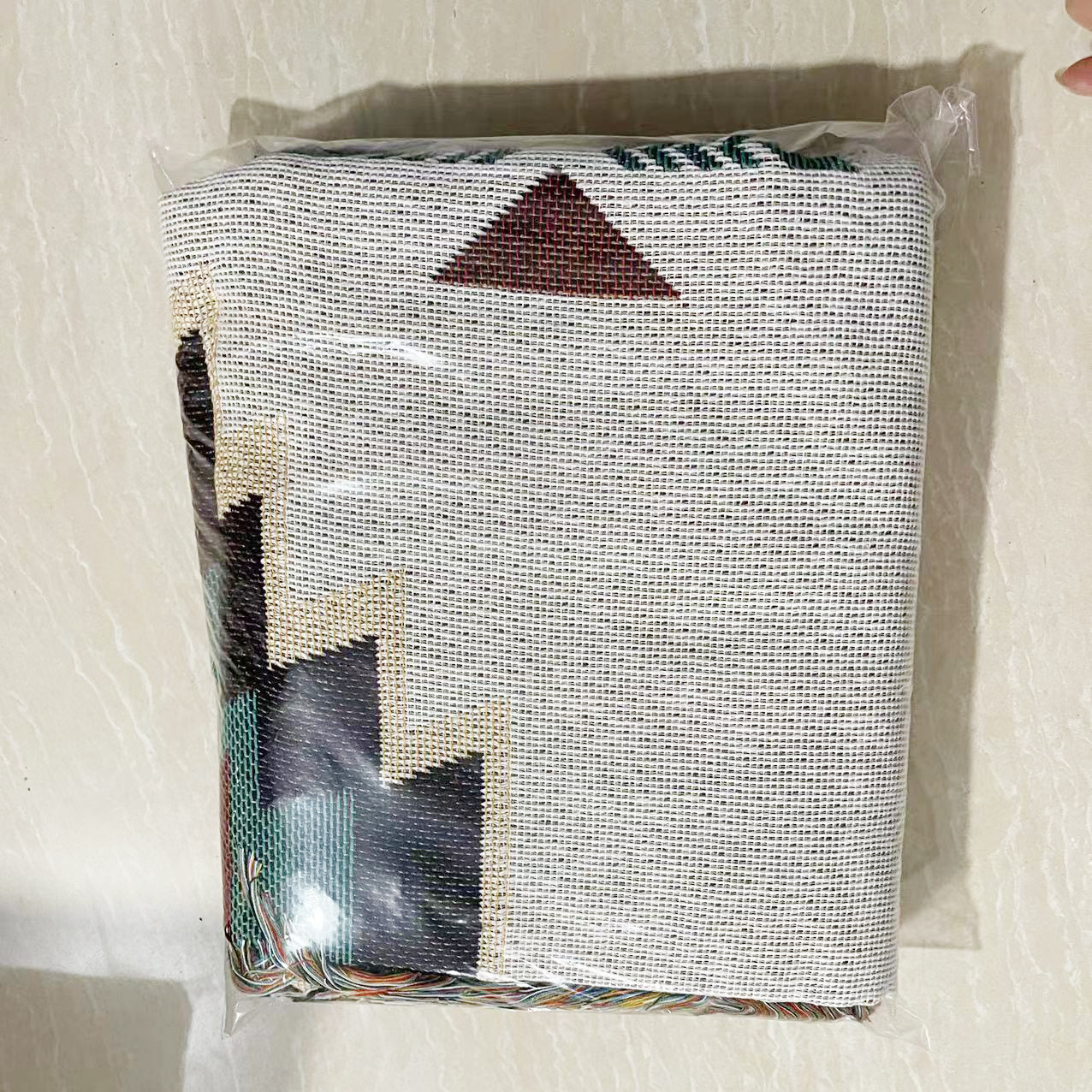 Woven picnic Sucre outdoor camping sofa multifunctional Bohemian blanket, thread blanket_voghion.com