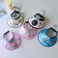 Children's Summer New Rechargeable Fan Hat for Boys and Girls, Travel Sunshade Cooling Cap, Unbrimmed Cooling Sun Hat