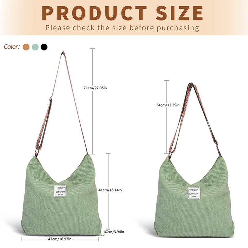 Women's Shoulder Tote Bag For Commuting Travel And Daily Use_voghion.com