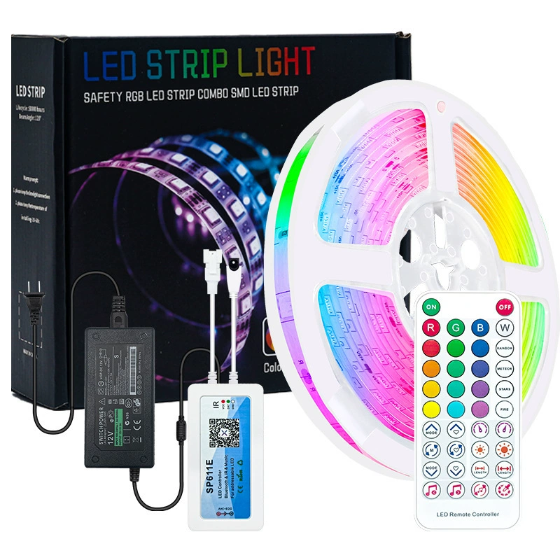 Фантом световая лента 5050RGB Bluetooth набор 38 клавиш управление фоновой музыкой, музыкальный закон света