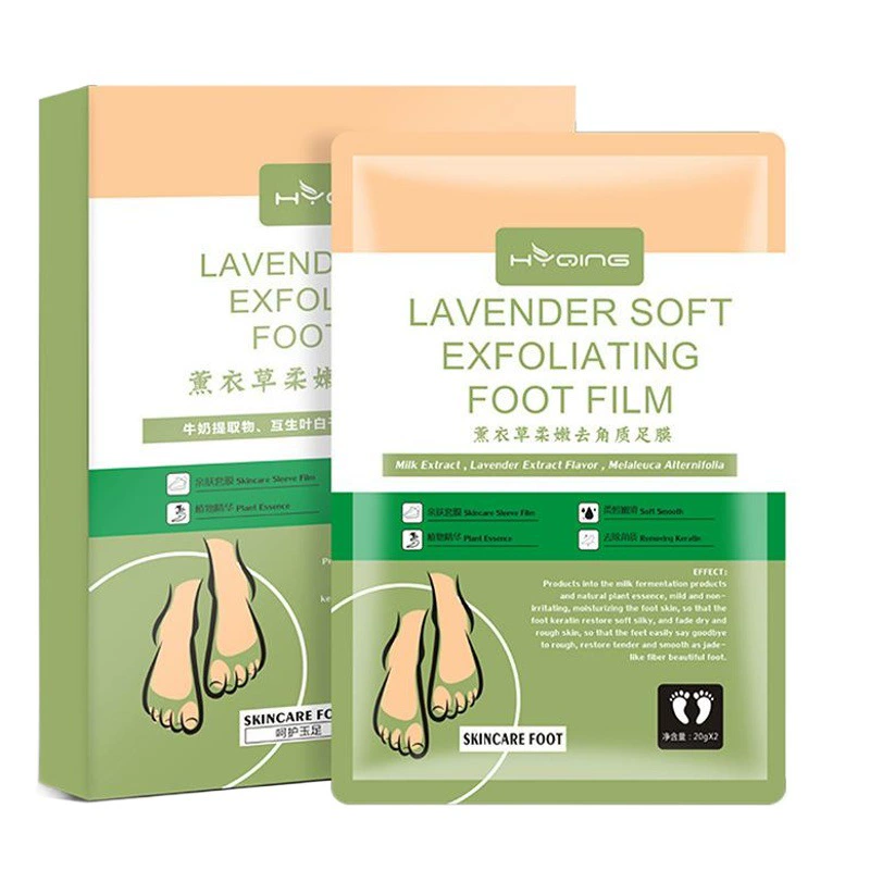 Пилинг маска для ног маска для ног цветок луна любовь лаванда отшелушивающая маска для ног маска для ног в упаковке для удаления омертвевшей кожи и мозолей маска для ног