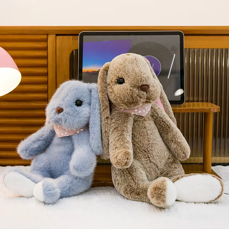 跨境软萌可爱多款长耳朵毛绒兔子公仔兔娃娃玩具玩偶抱枕摆件批发