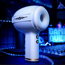 7KU全自动伸缩电动飞机杯双穴贯通抽插榨精龟头脱敏男用阴茎锻炼