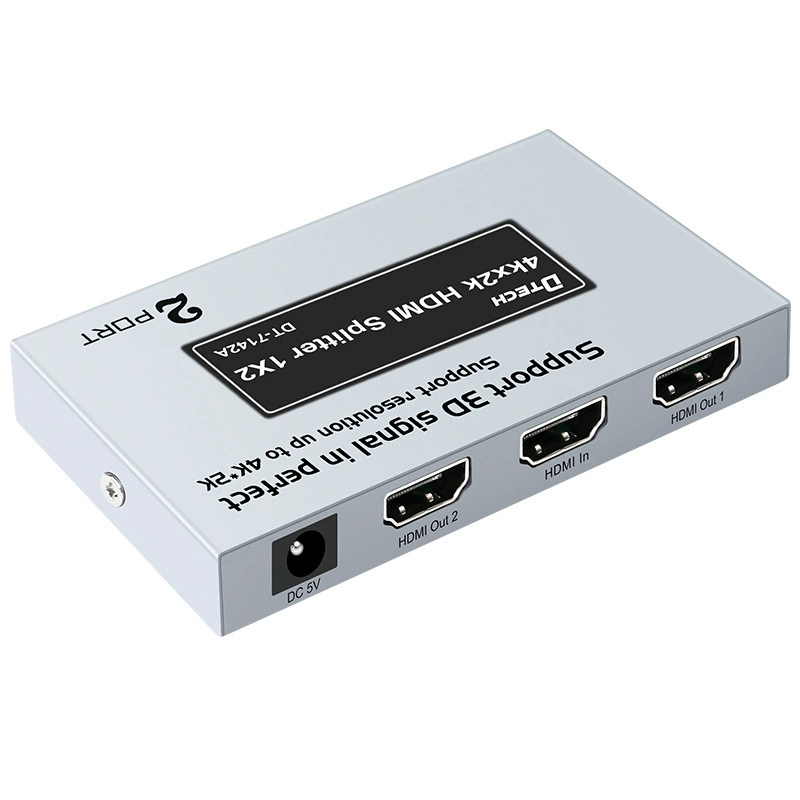 Завод оптом HDMI распределительное устройство один или два выхода 4K3D HDMI2.0 высокое разрешение видео делитель 1 вход 2 выхода