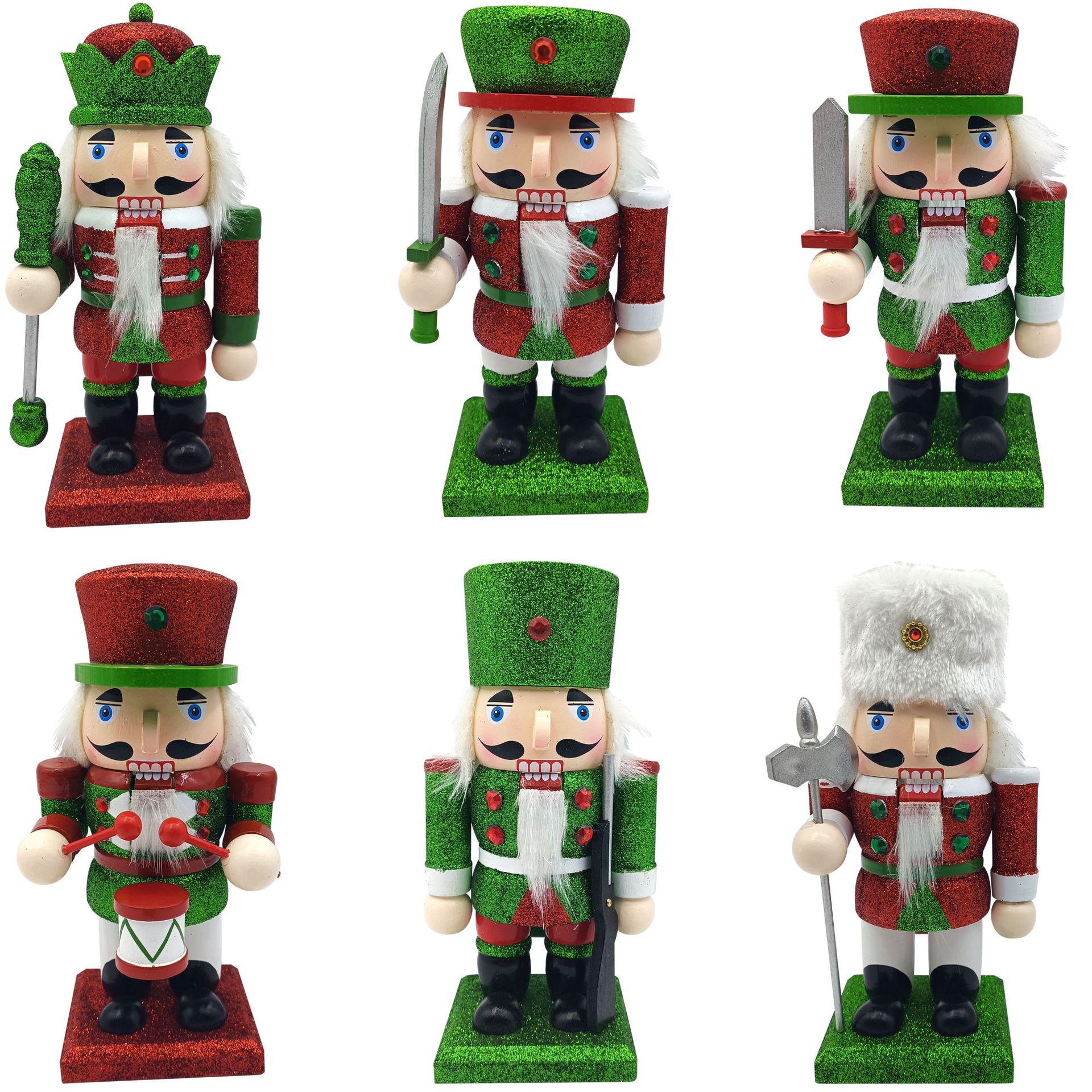 Wooden red and green