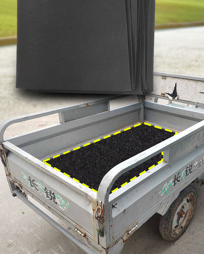 Electric Tricycle Compartment Mat Protection, Anti-Slip, Silent, Anti-Collision Felt Mat, Noise Reduction Trunk Lining