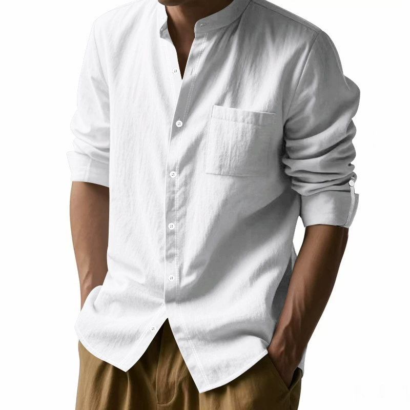 Осенний дышащий рубашка для отдыха, Amazon, китайский стиль