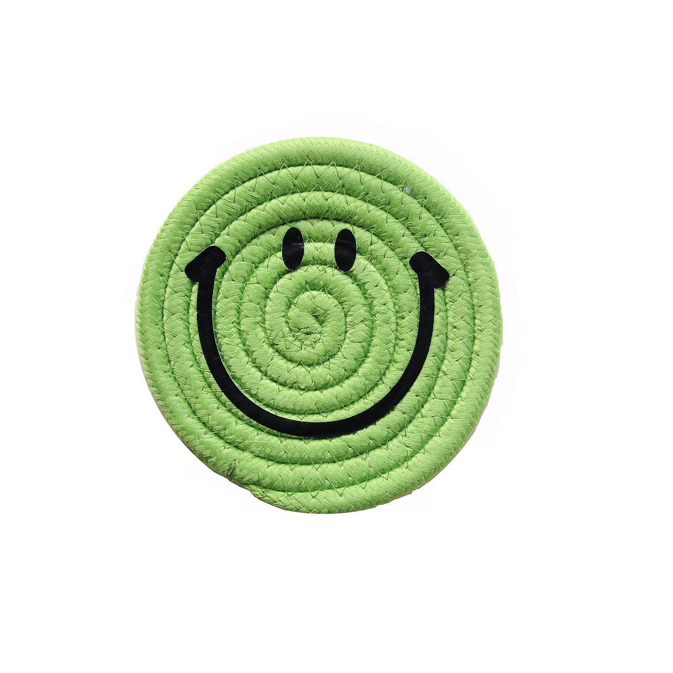 Coaster té posavasos ins estilo anti-escaldado estera de la olla cuerda de algodón tejida de aislamiento mantel estera del Tazón lindo mantel estera del aislamiento