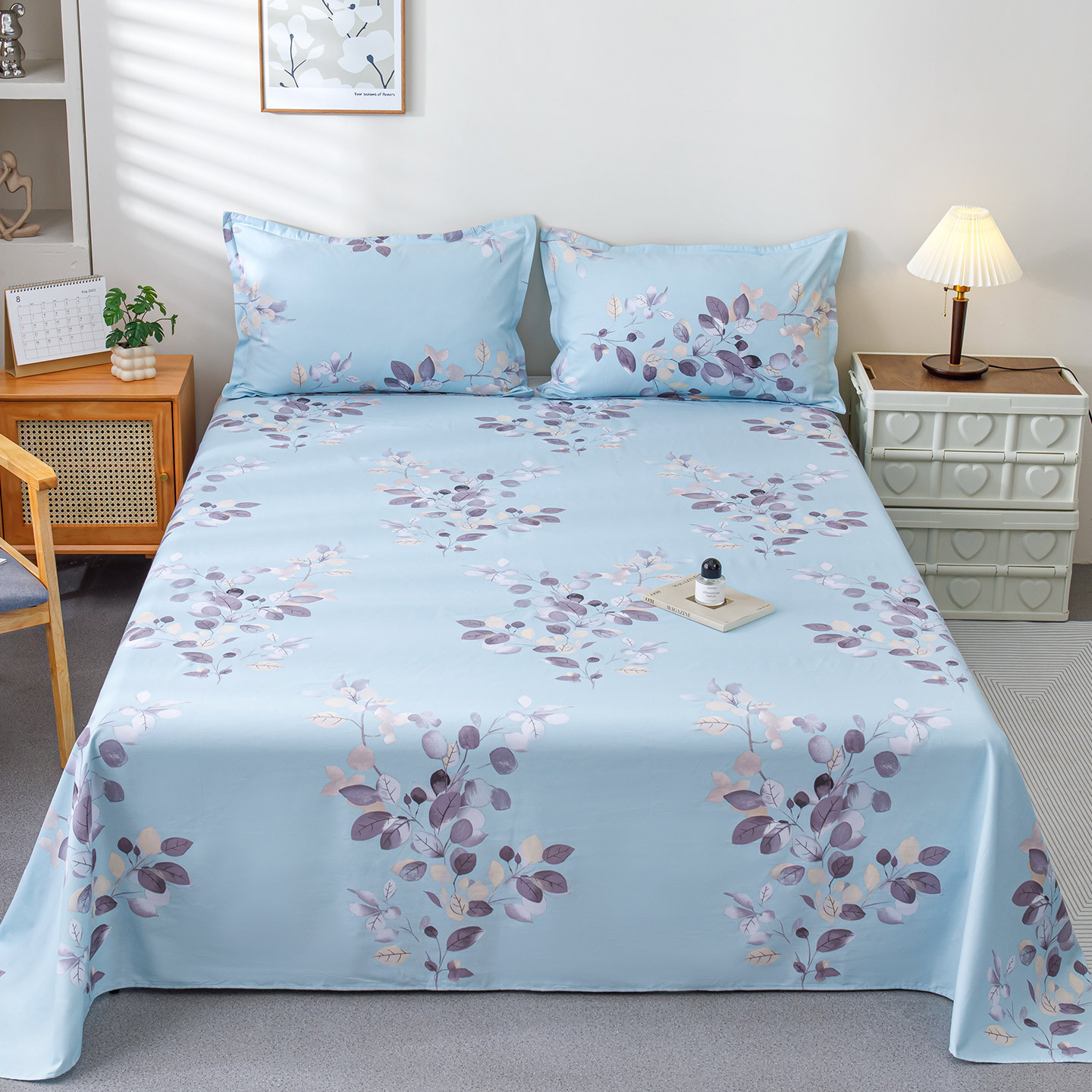 100% algodón sábanas dormitorio de estudiantes cubierta de cama individual niños de verano una sola pieza engrosada edredón al por mayor image 11