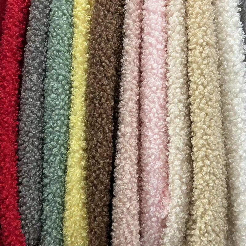 in stock Lamb Rolls Middle Sheep Rolls Large Sheep Rolls Circle Fleece Thickened Teddy Fleece Autumn and Winter Clothing Fabric Toy