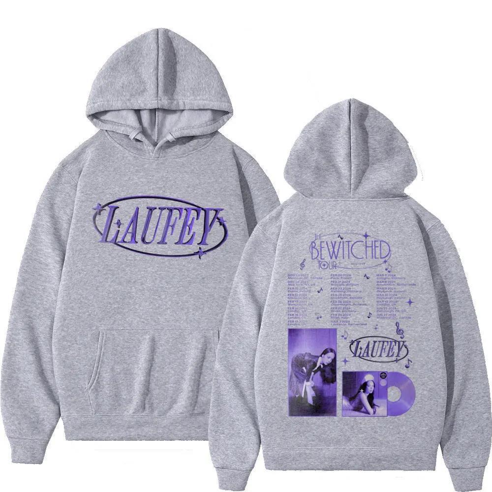 Singer Laufey The Bewited Tour Printed Hoodie Fashion