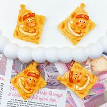 仿真食玩方块夹心饼干 diy奶油胶过家家玩具潮玩树脂饰品配件批发