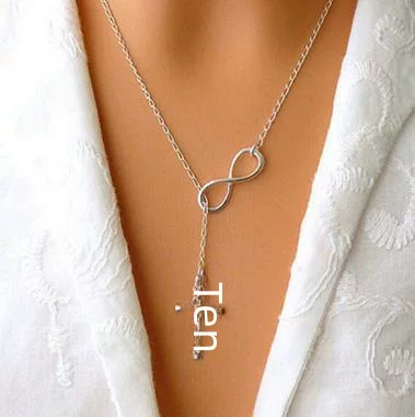 C124 Cross 8-word sweater chain jewelry girls' popular necklace AliExpress popular short necklace necklace necklace