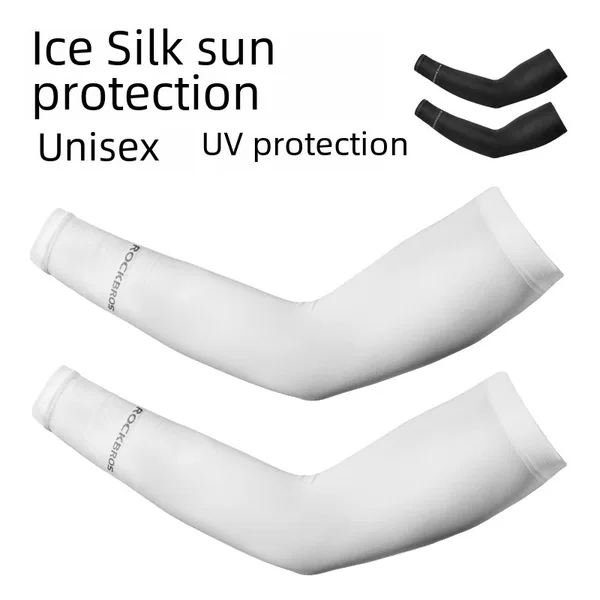 Locke Brothers Men's Ice Sleeve Ice Silk Sunscreen Sleeve Summer Outdoor Driving Arm Sleeve Women's Riding Sleeve Arm Guard