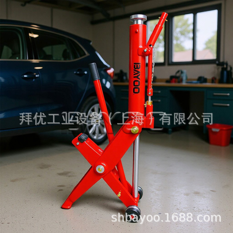 BAYOO/拜优A型拖车千斤顶 卡车薄型拖车千斤顶 棘轮千斤顶支撑架