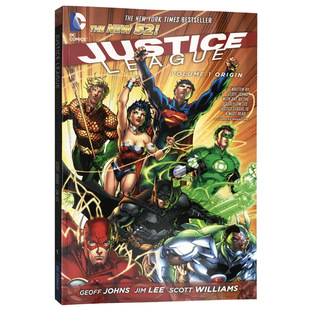 ���x�˵�1�� ��Դ Ӣ��ԭ�� Justice League Vol. 1 Origin ��52����Ӣ������ ����DC������˾ �ܷ�˹ Ӣ�İ��M��ԭ��Ӣ�Z��